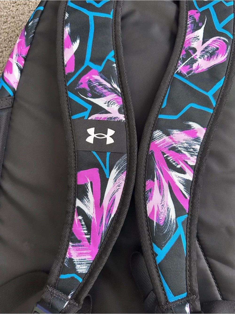 NEW Under Armour UA Hustle Sport 3S Backpack Brasilia 1364181 572 Vivid Magenta